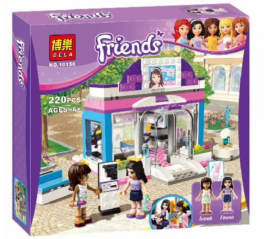 

Конструктор Для девочек «Салон красоты Бабочка» 220 деталей, 2 фигурки в коробке 10156