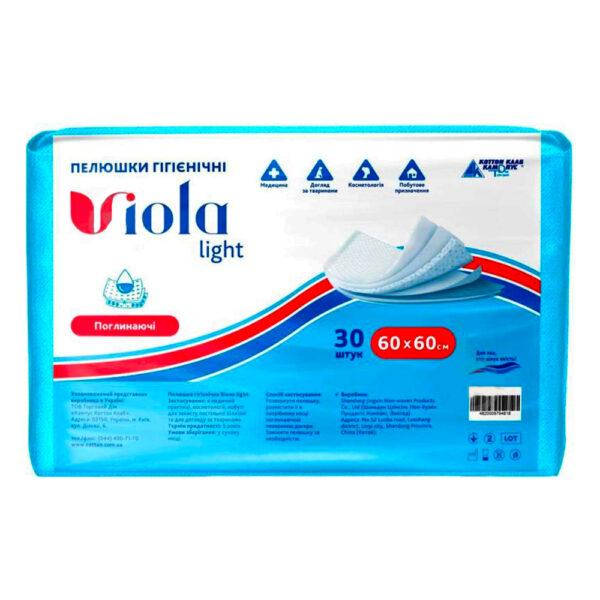 

Гигиенические пеленки «ВИОЛА» light 60*60 30 шт