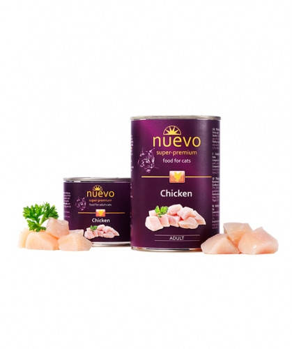 

NUEVO (Нуэво) ADULT Влажный корм для кошек с курицей (200 гр.)