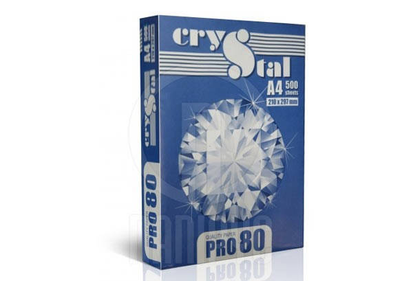 

Папір принт. А4 Crystal Pro 500арк 80g/m, Белый