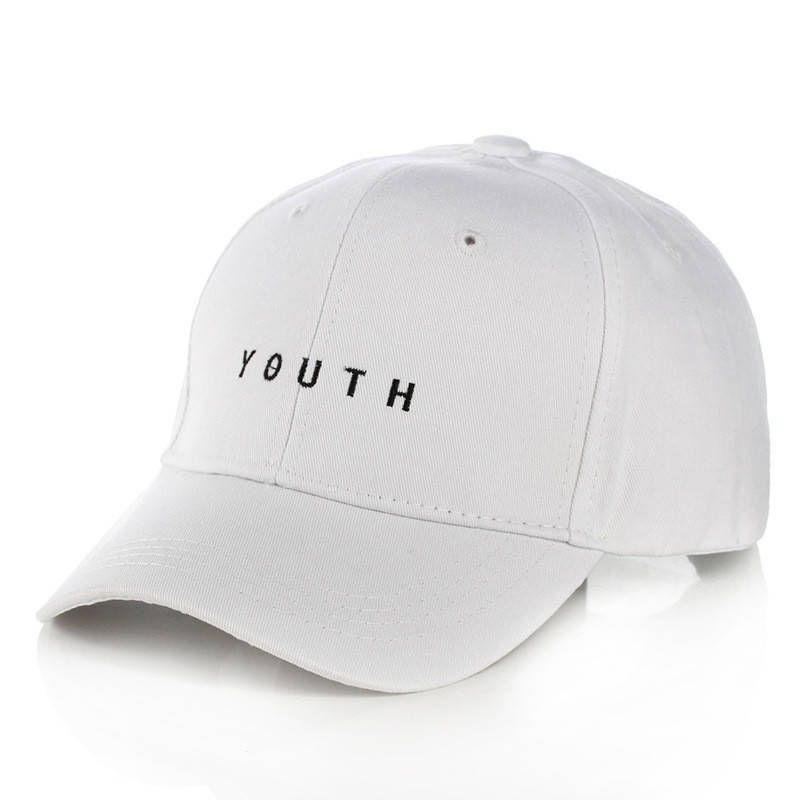 

Белая кепка бейсболка Youth мужская женская, Белый