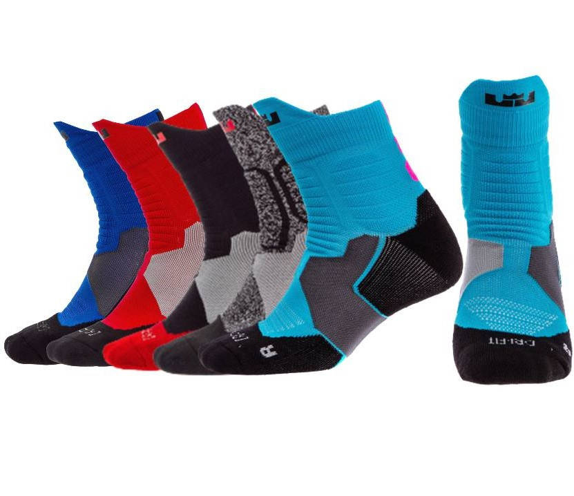 

Носки баскетбольные Zelart Basketball Socks ALL STAR 3 пары р-р 40-45 (JCB3302), Разные цвета