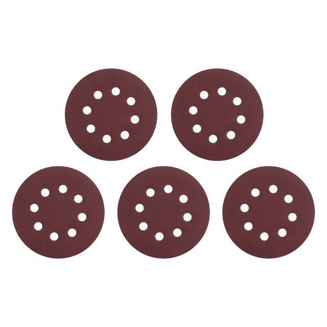 

Круг наждачный самоклеющийся 125мм с отверстиями, бумага класс С, плотность 140 г/м2, К400, уп. 5ед INTERTOOL