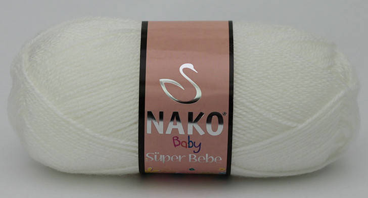 

Nako Baby Super Bebe белый № 208