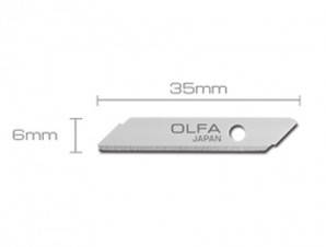 

Лезвие OLFA TSB-1 35х6х0,3мм 5шт