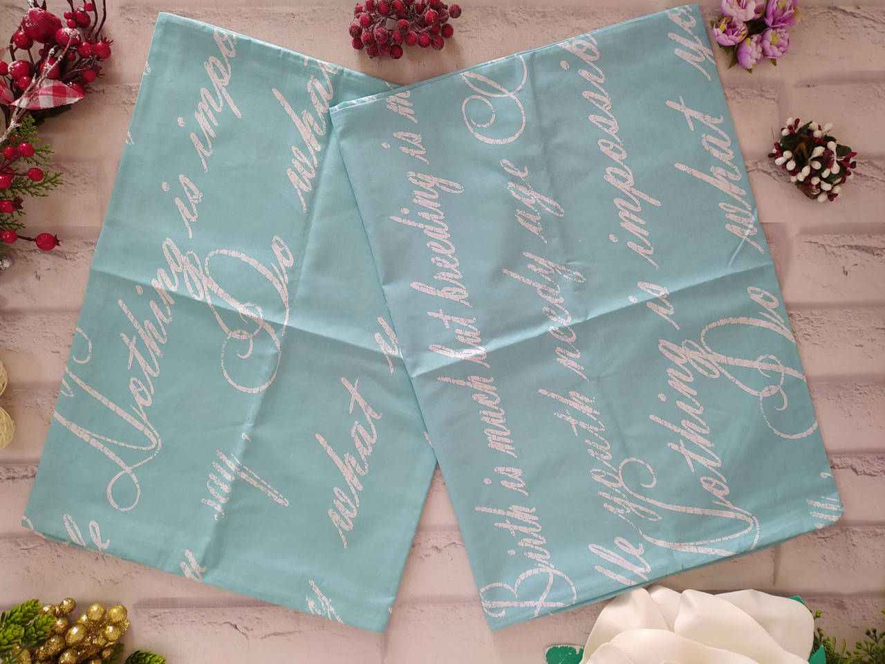 

Наволочки на подушки 50х70 бязь люкс Н-201, Разные цвета