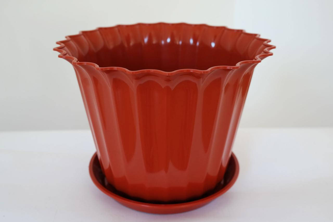 

Кашпо "Астра" 13*9.5см / 0.265л, Терракота