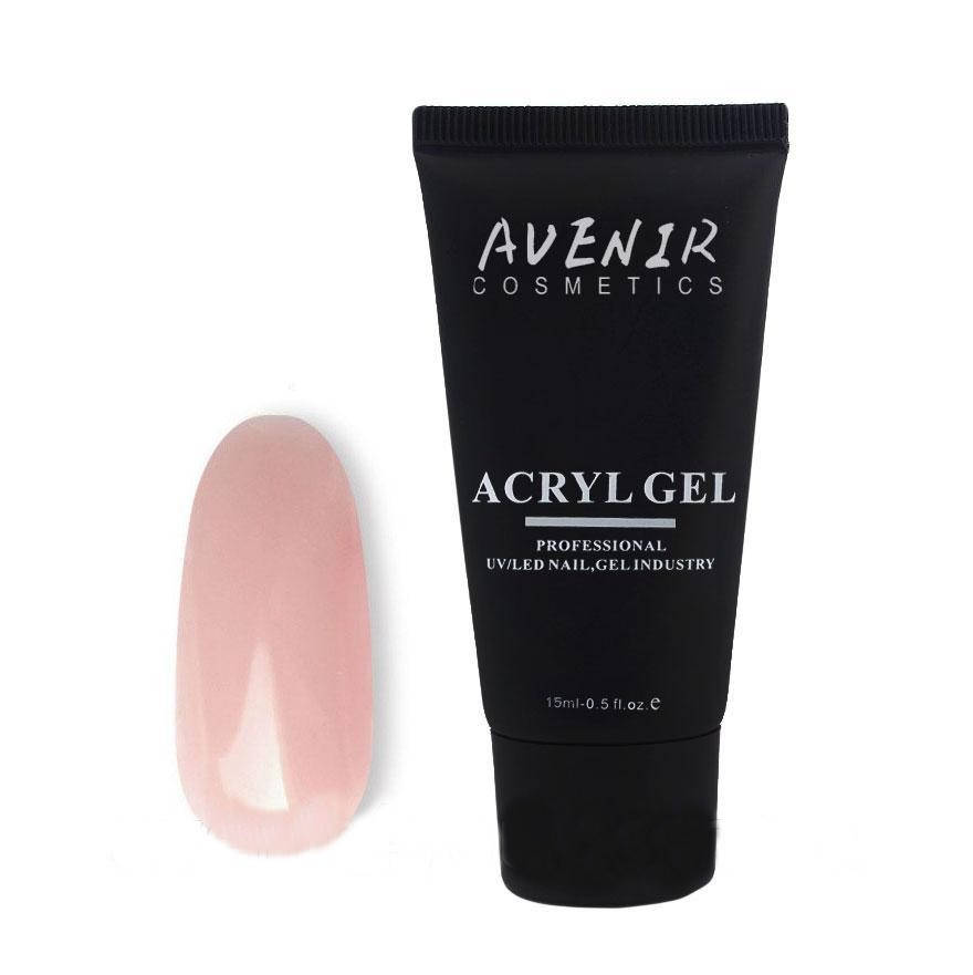 

Акрил-гель Avenir Cosmetics №001 Milk Beige15 мл, Бежевый