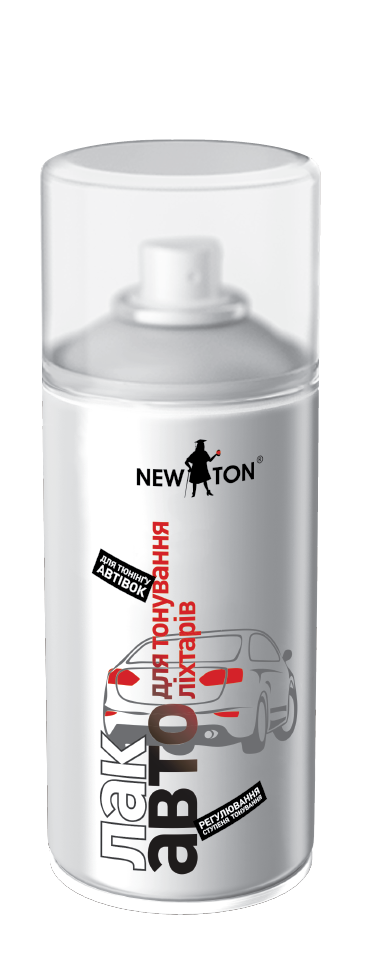 

Лак для тонування фар Чорний В АЕРОЗОЛІ NewTon 150мл, Черный