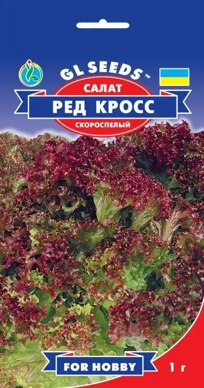 

Насіння Салату Ред Крос (1г), For Hobby, TM GL Seeds