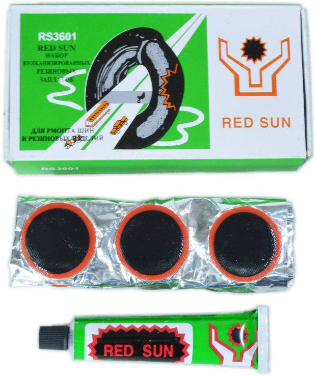 

Латка для камеры круглая d 30 мм Red Sun RS3601 (к-т, 36 заплат + клей)