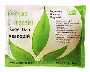 

Ширатаки тонкая Angel Hair 0 калорий 200 г