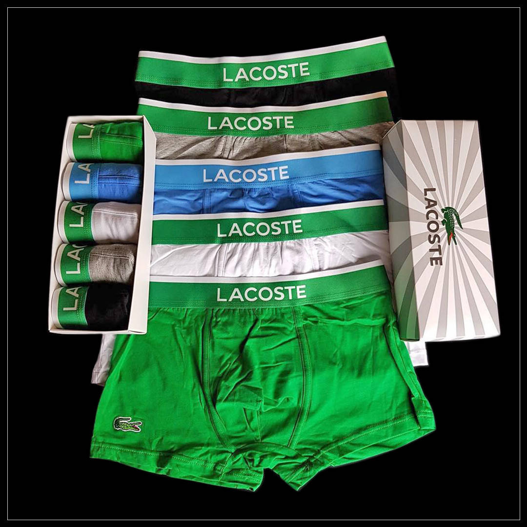 

Набор мужских трусов "Lacoste" Лакоста, в подарочной упаковке, 5 шт./уп. (арт. U7), Разные цвета