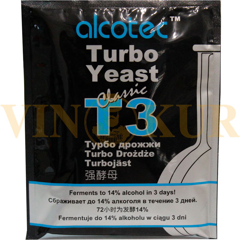 

Турбо дрожжи Alcotec T3, 120г