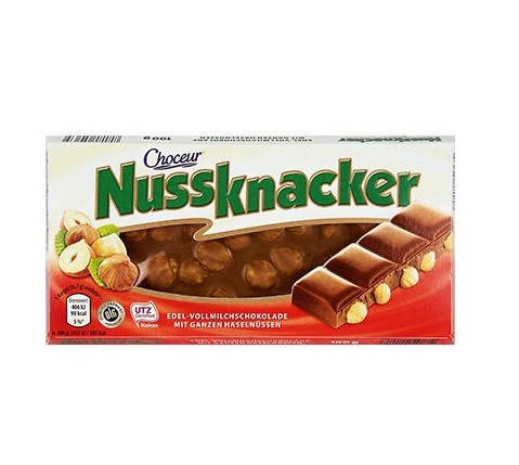 

Шоколад Молочный Choseur Nussbeisser с лесным орехом 100 г Германия