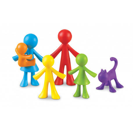 

Набор фигурок для сортировки "Семья" (6 шт) Learning Resources