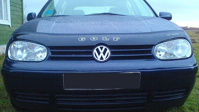 

Дефлектор капота, мухобойка Volkswagen Golf IV 1997-2003 VIP Tuning