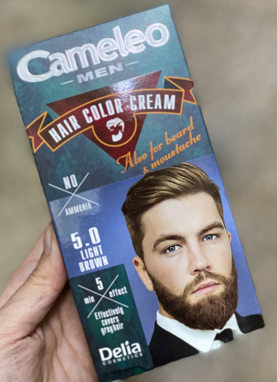 

Delia Cameleo Men Краска для бороды, усов, бакенбардов 5.0 светло-коричневая