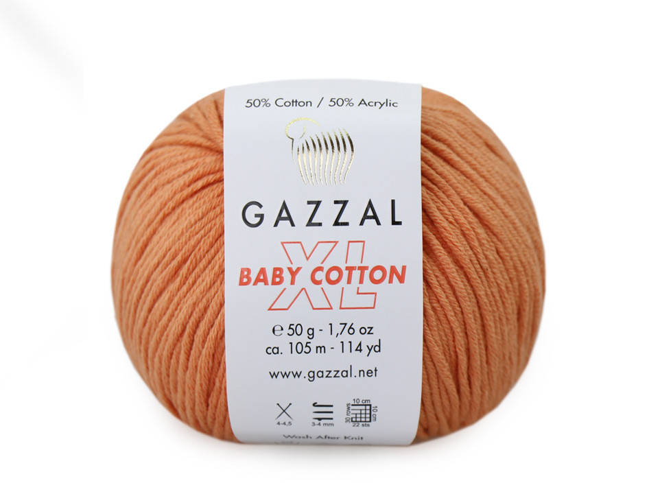 

Gazzal XL Baby Cotton, Луковый №3465, Желтый
