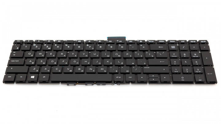 

Клавиатура для ноутбука HP 250 G6, 255 G6 series RU черная, без фрейма новая, Черный