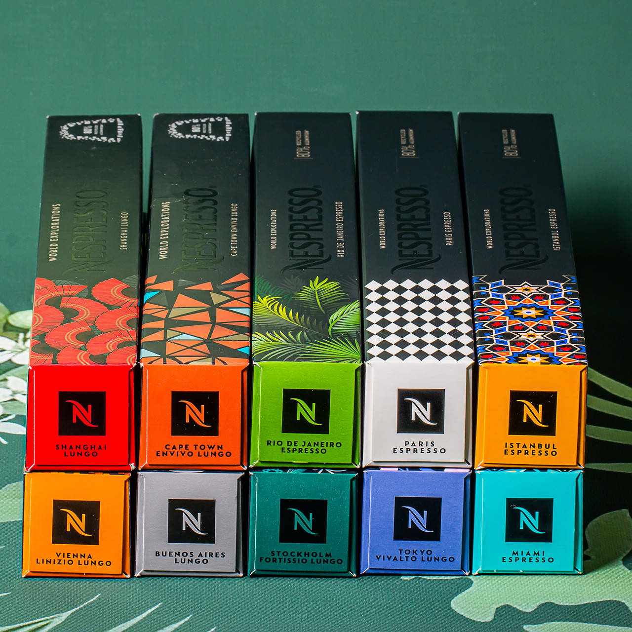 

Набор кофе в капсулах 10 городов Мира Nespresso World Explorations Selection (100 шт.)