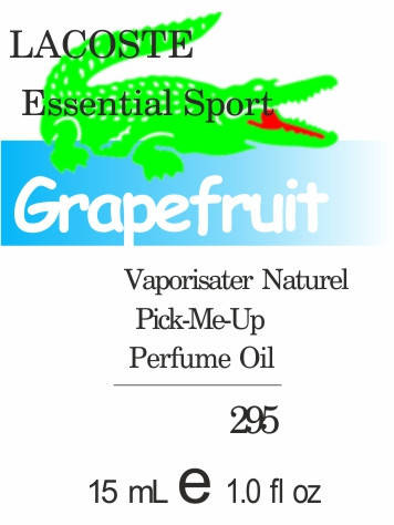 

Парфюмерное масло (295) версия аромата Лакост Essential Sport - 15 мл