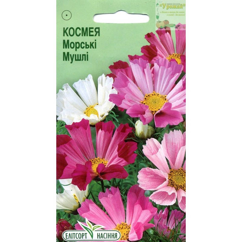 

Семена цветы Космея Морские ракушки смесь, 0,3 г