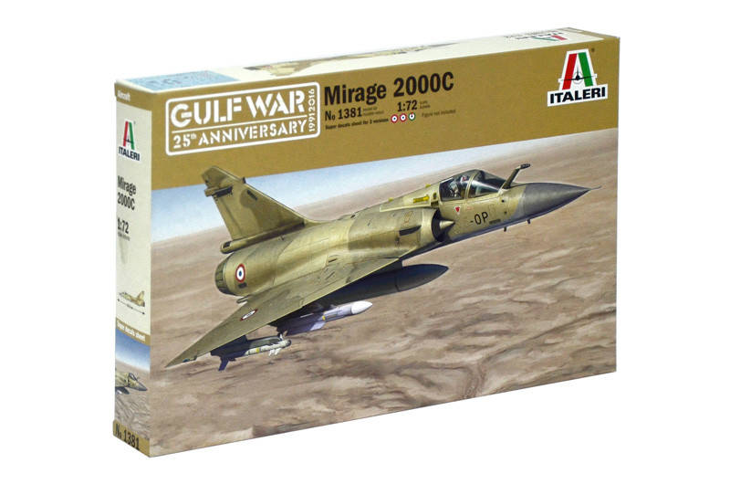 

MIRAGE 2000C. Сборная модель военного самолета в масштабе 1/72. ITALERI 1381