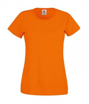 

Женская футболка легкая Fruit of the Loom Original T XL, 44 Оранжевый