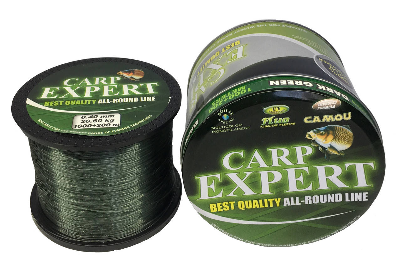 

Леска Carp Expert Dark Green 1200 м 0.30, Зелёный