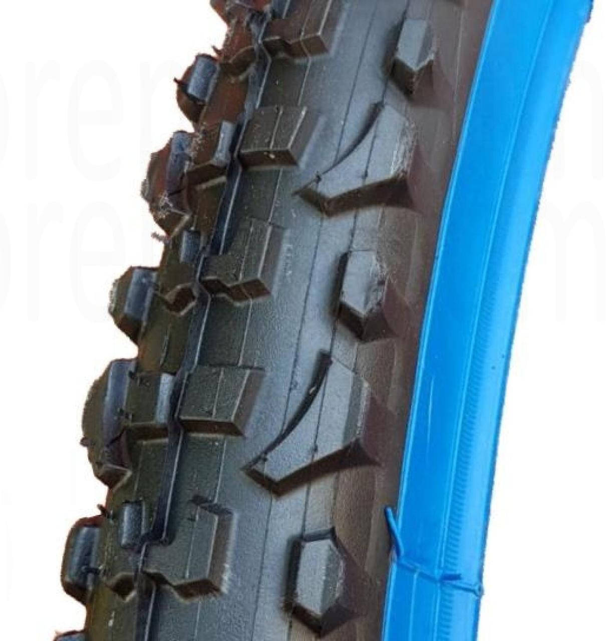 

Велосипедная шина 26 * 1,95 (54*559) протектор 212 шип, (СИНІЙ КОРД) ELIT