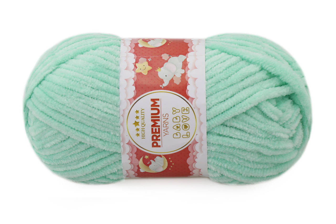 

Premium Yarn Baby Love 50гр, Мятный №345