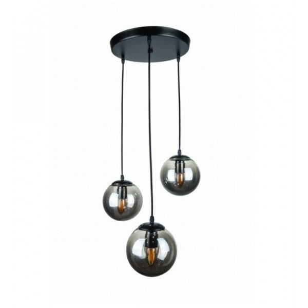 

Люстра в стиле лофт Levistella 756PR150F-3 BK+BK (300), Черный