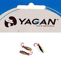 

Мормышка Yagan литая "Мотыль-1" 0.4гр крючок Kumho (Корея) 5шт/уп