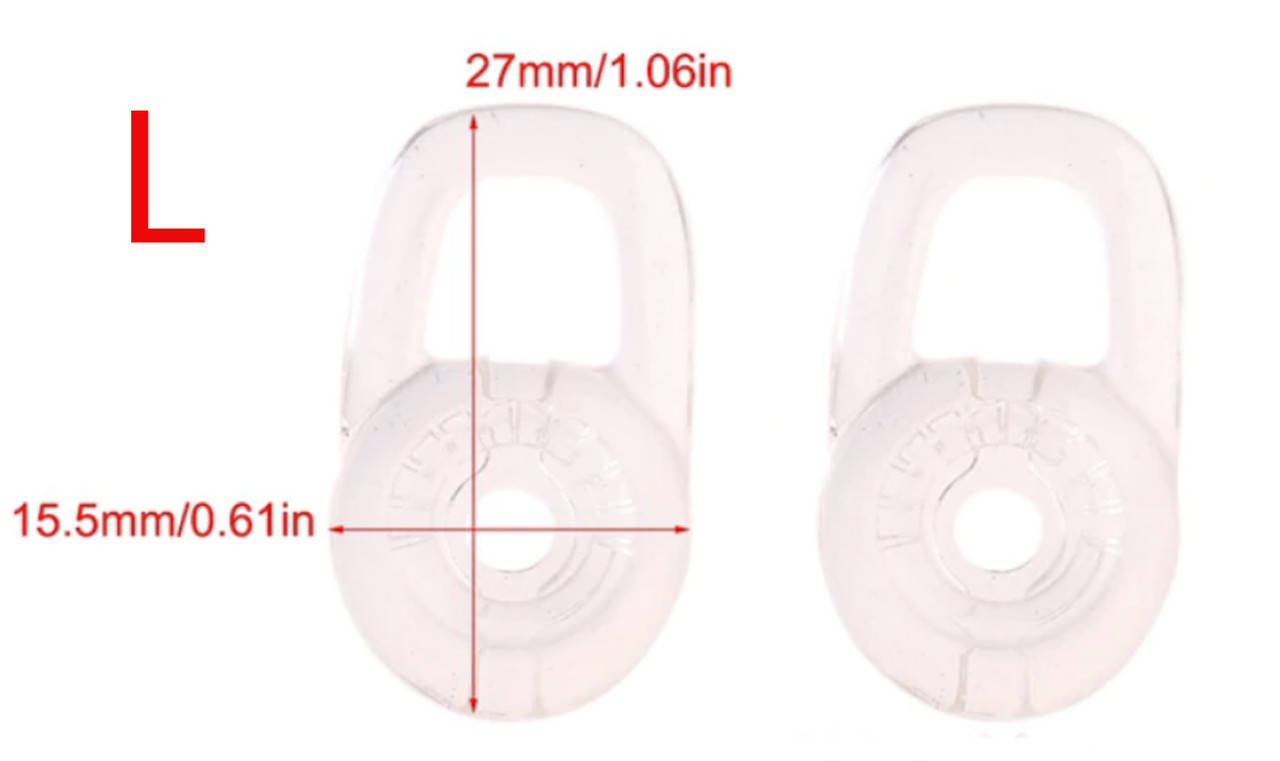 

Амбушюры вкладыши для Bluetooth гарнитуры (прозрачные) L