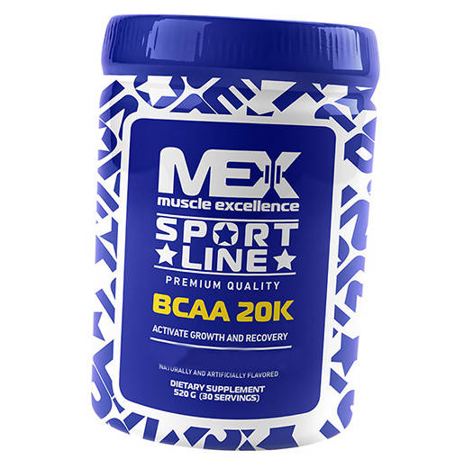 

BCAA аминокислоты Бсаа MEX BCAA 20K 520 г