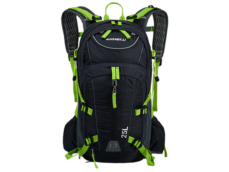 

Рюкзак Anmeilu 25L, Велорюкзак, спорт, туризм, чорний з жовтим (1012) Чорний з зеленим
