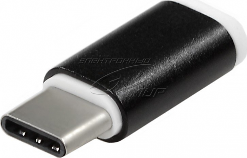 

Переходник MicroUSB - Type-C Atcom (8101), Черный