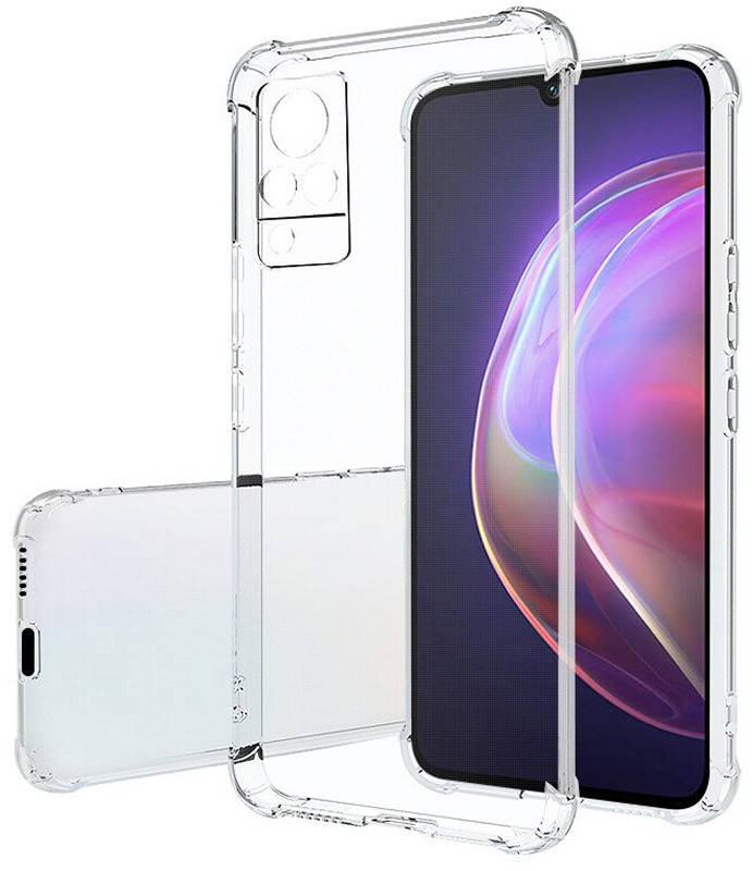 

Прозрачный чехол MultiCam Vivo V21e (усиленный углами) Ultra Air (Виво В21е)