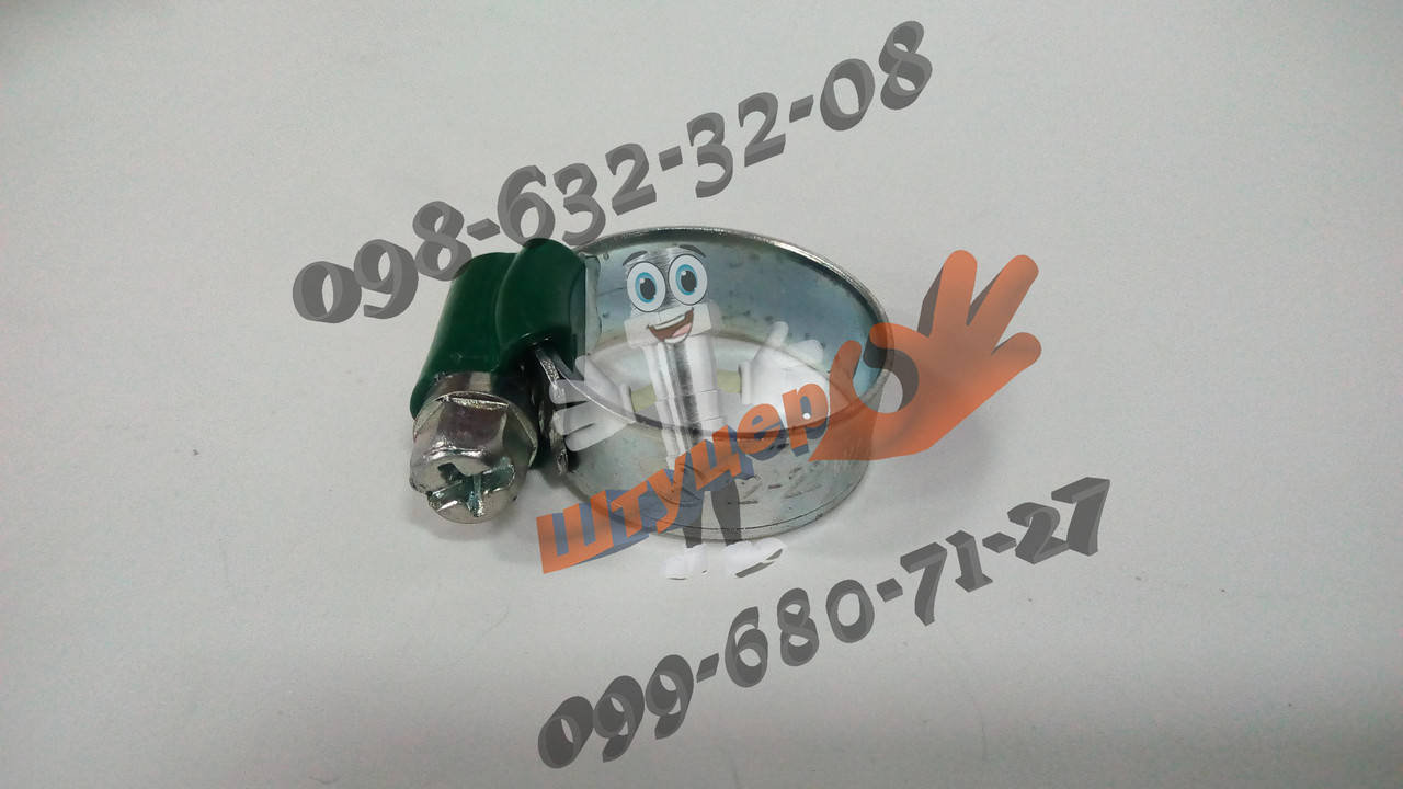 

Хомут червячный 12-22, Светло-серый