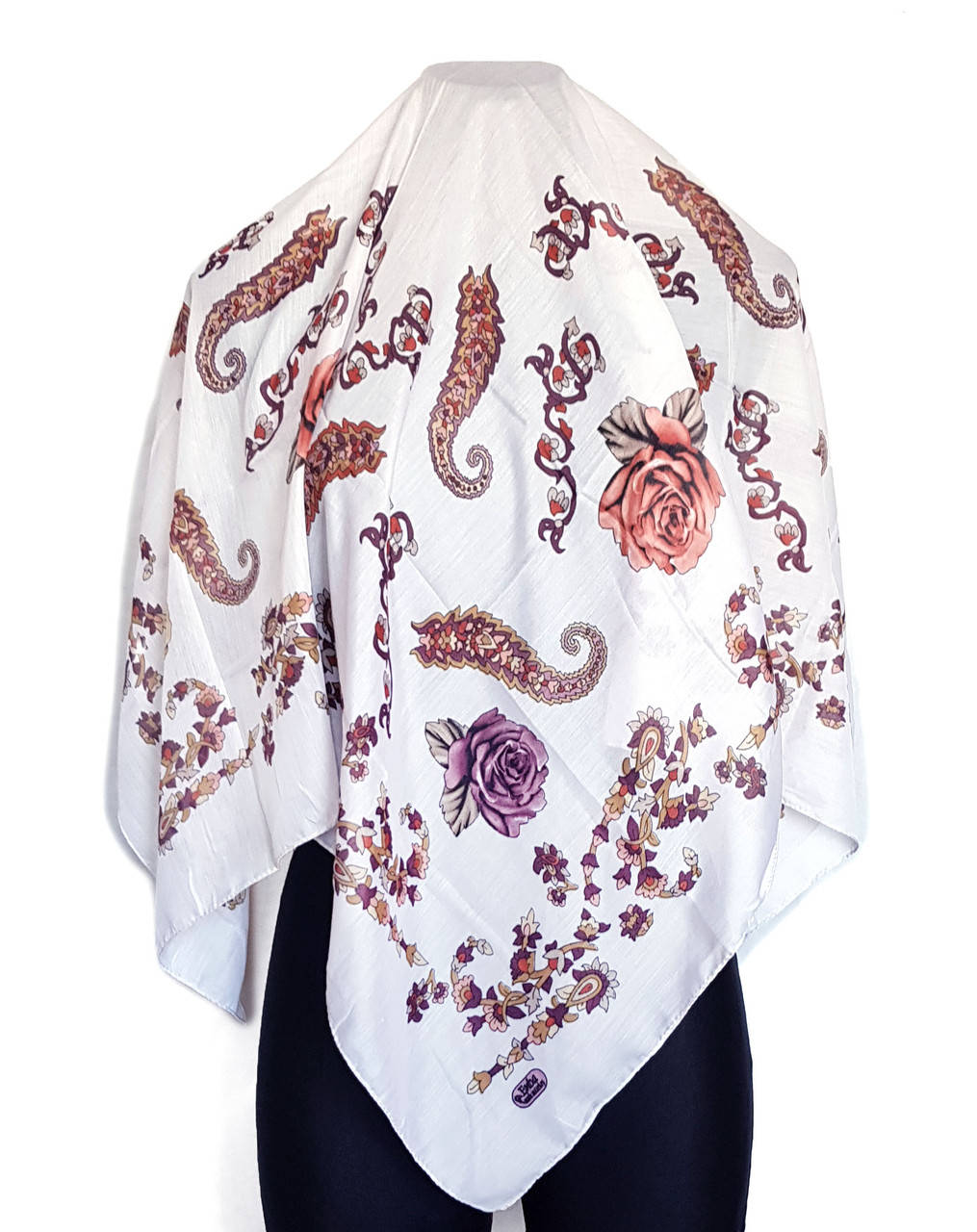 

Платок женский батистовый легкий Паулина, Белый