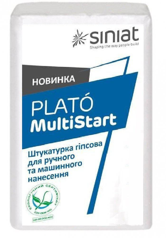 

Штукатурка машинная гипсовая Plato Multistart 30кг, Белый