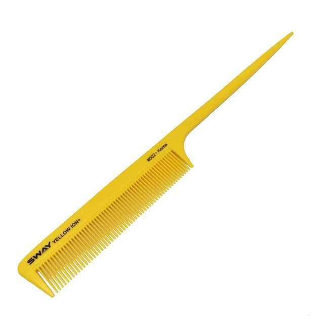

Расческа с пластиковым хвостиком Sway Yellow Ion+ 002, Желтый