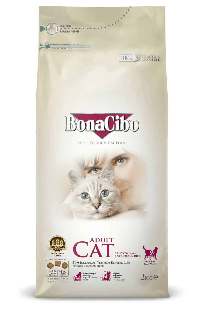 

BonaCibo (Бонасибо) Cat Adult Chicken & Rice сухой корм для кошек с курицей, 5 кг