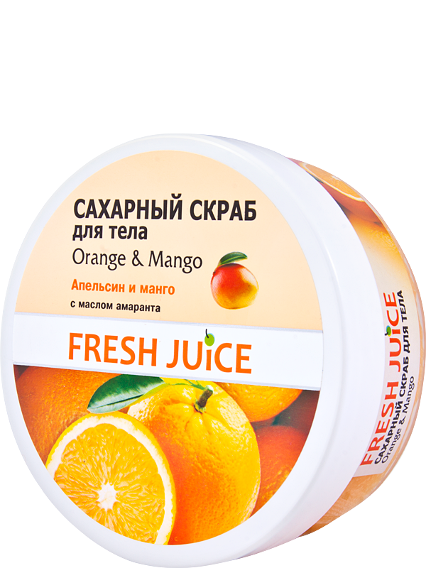 

Сахарный скраб для тела Orange & Mango 225 мл Fresh Juice