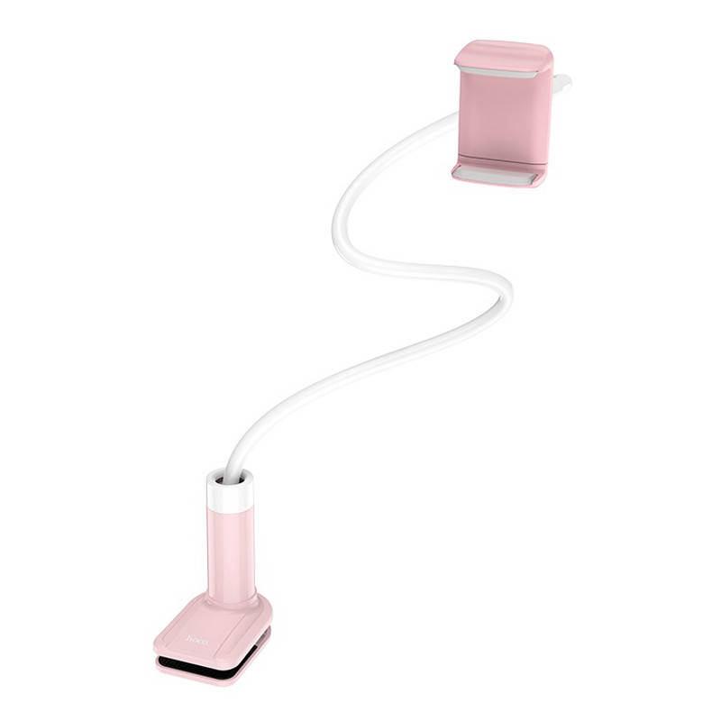 

Настольный держатель для телефона с зажимом Hoco PH23 Balu (Белый/Розовый)