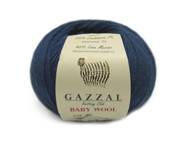 

Gazzal Baby Wool, темно-синий №802