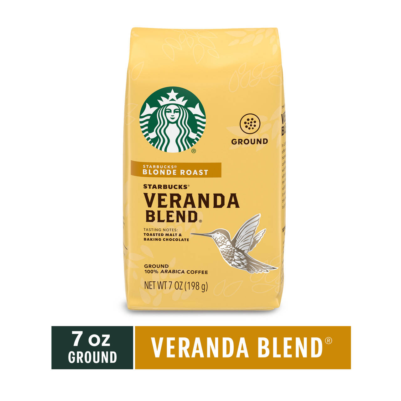

Кофе в зернах Starbucks Veranda Blend — 100% Arabica 198g