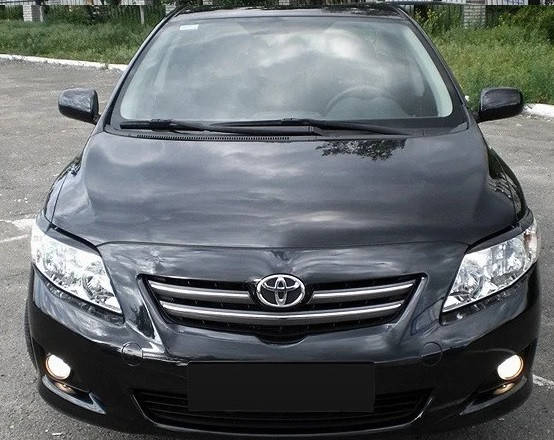 

Реснички на фары Toyota Corolla 2006-2009, Черный