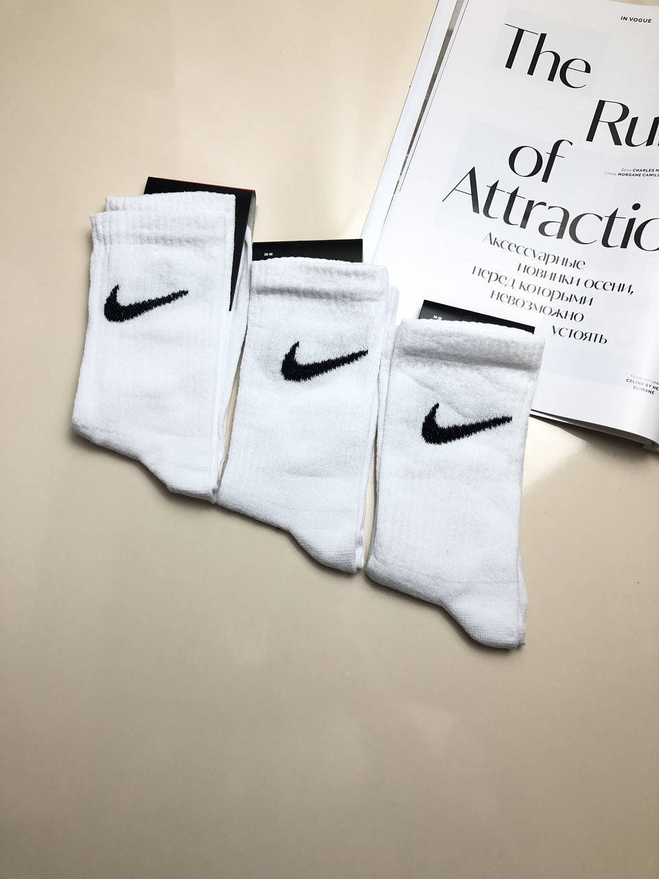 

Носки теннисные белые nike
